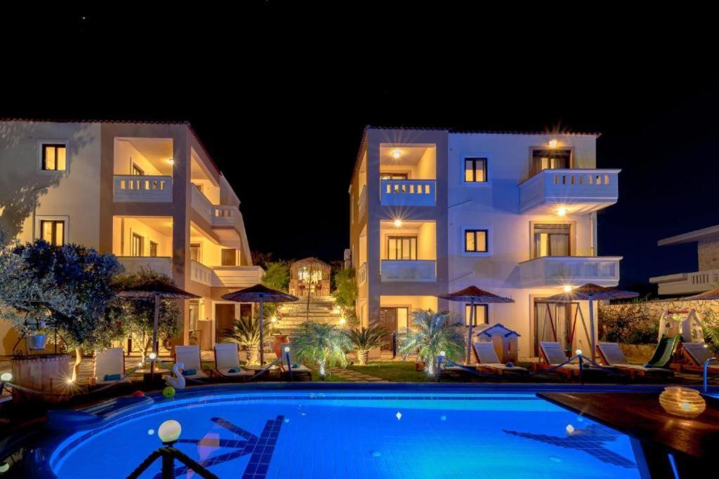 Villa Gereoudis Seaview Apartments-Pool & Bar Kolymbari Dış mekan fotoğraf